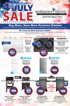 JENKINTOWN ELECTRIC 4TH OF JULY SALE