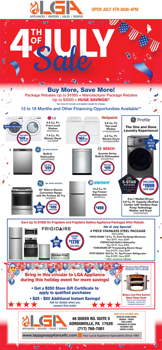 LGA Appliance -4th of July Circular