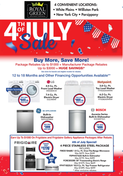  The Royal Green Appliance -4th of July Mailer