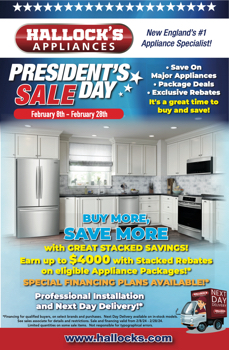 Hallock's Appliances -2024 Presidents Day