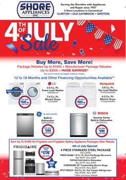 Shore Appliances- 4th of July Mailer