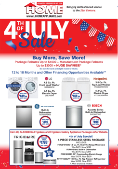 Home Appliance- 4th of July Mailer