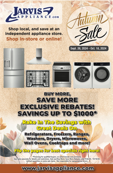 Jarvis Appliance 2024 Autumn Sale Flip