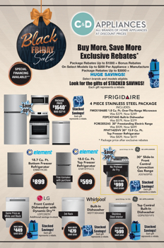 C&D APPLIANCES -BLACK FRIDAY