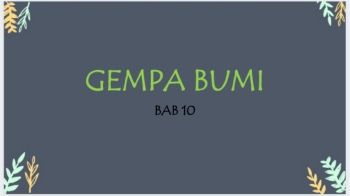 BAB 10 GEMPA BUMI