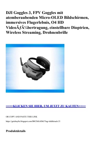 9343 dji goggles 3  fpv goggles mit atemberaubenden micro-oled bildschirmen  immersives flugerlebnis  o4