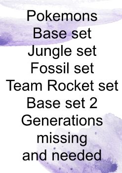 All sets missing June 26