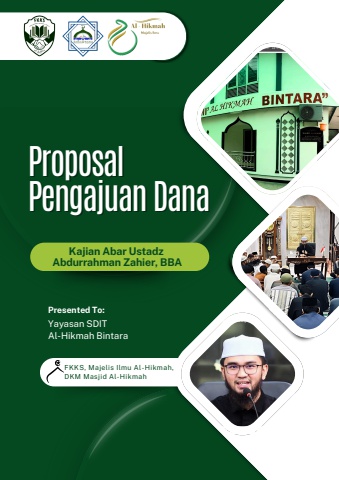 Proposal Kajian Akbar Ustaz Abdurrahman Zahir