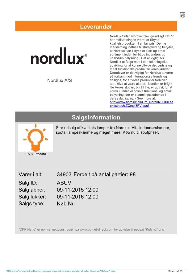 Nordlux A/S - Indoor 