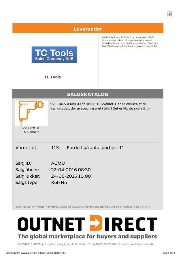 TC TOOLS ACMU