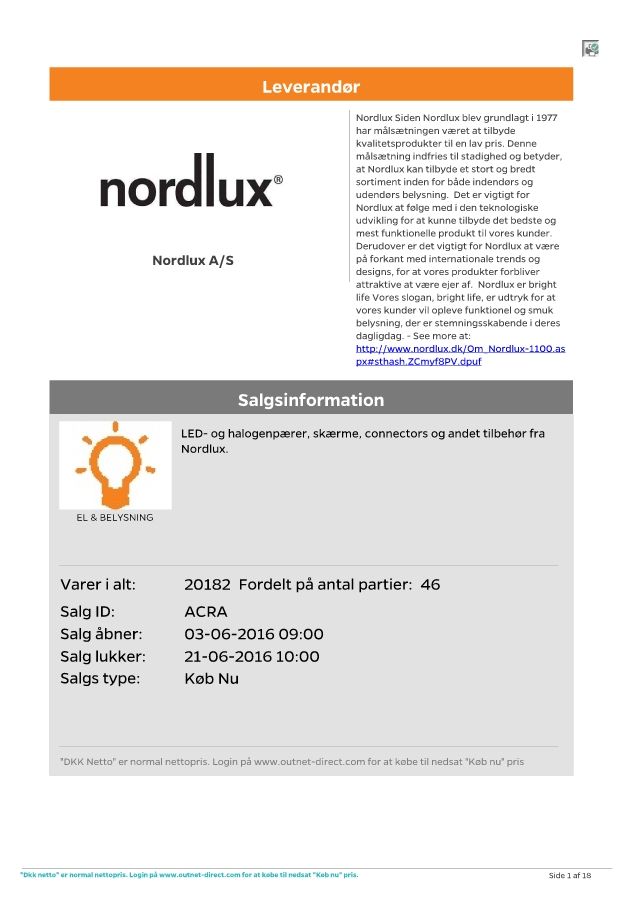 NORDLUX ACRA