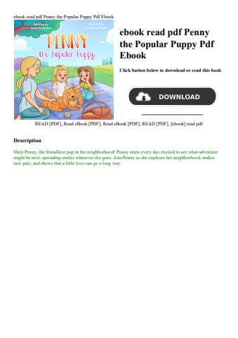 ebook read pdf penny the popular puppy pdf ebook
