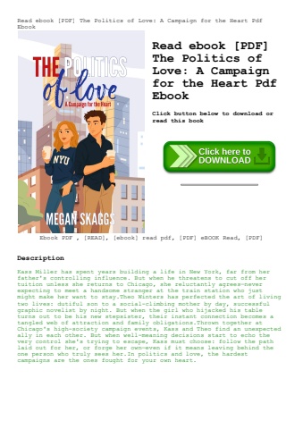 read ebook [pdf] the politics of love a campaign for the heart pdf ebook
