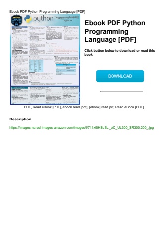 ebook pdf  python programming language [pdf]