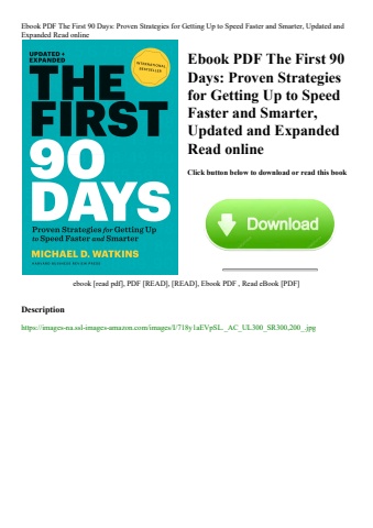ebook pdf  the first 90 days proven strategies for getting up to speed faster and smarter  updated a