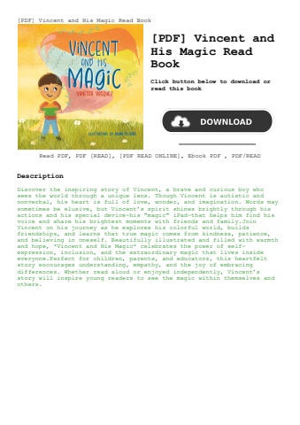 [pdf] vincent and his magic read book