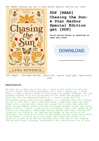 pdf [read] chasing the sun a star harbor special edition get [pdf]