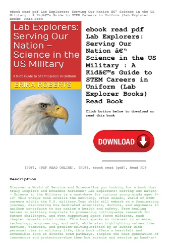 ebook read pdf lab explorers serving our nation ã¢â€â“ science in the us military  a kidã¢â€â™s guid