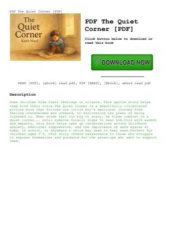 pdf the quiet corner [pdf]