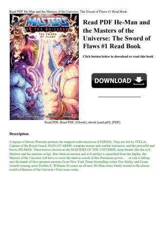 read pdf he-man and the masters of the universe the sword of flaws #1 read book