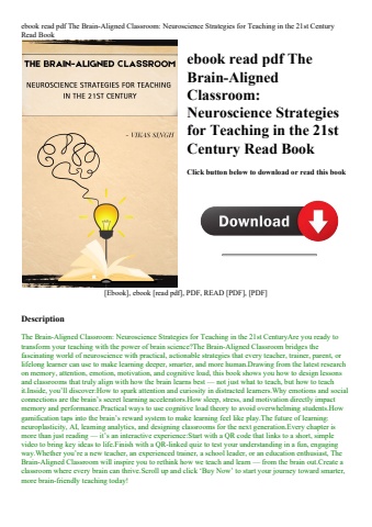 ebook read pdf the brain-aligned classroom neuroscience strategies for teaching in the 21st century