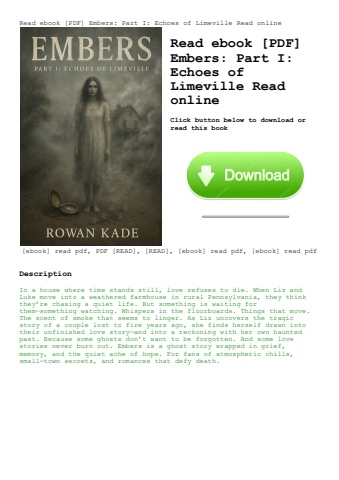 read ebook [pdf] embers part i echoes of limeville read online