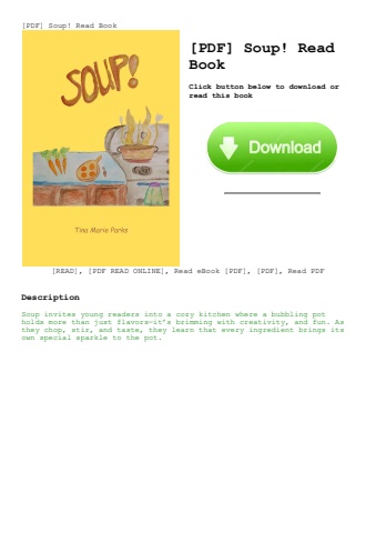 [pdf] soup! read book