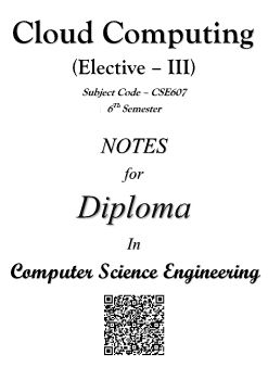 Cloud Computing (Elective – III)