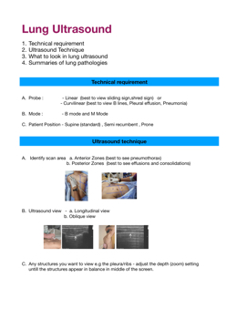 Lung ultrasoundTRY