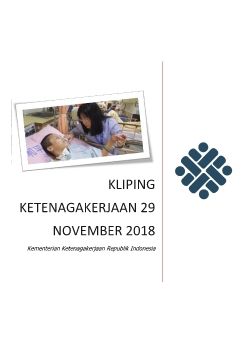 Kliping Ketenagakerjaan 29 November 2018