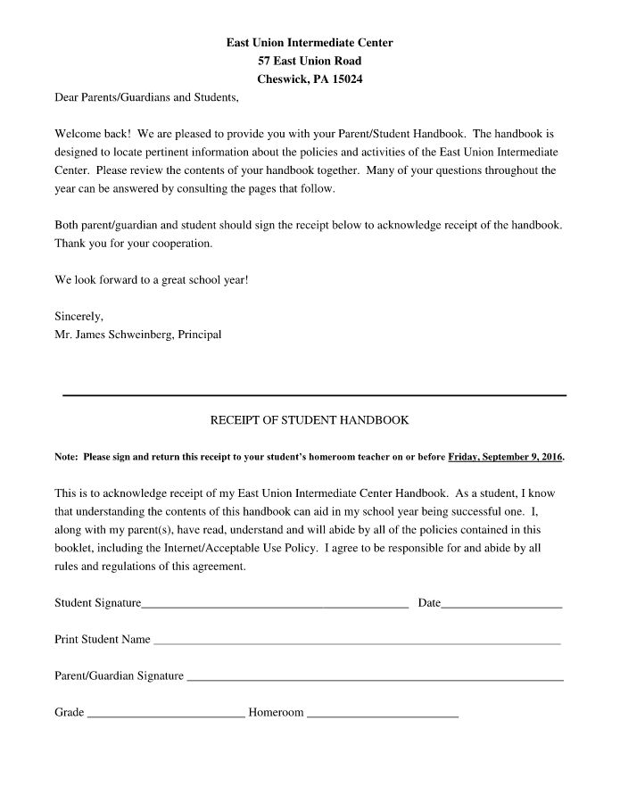 DLEU Student Hand Book16-17