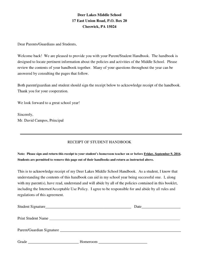 DLMS Student Hand Book 16-17