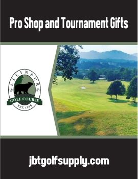 Gatlinburg Golf Course Pro Shop and Tournament Gifts