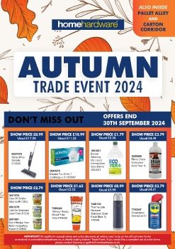 Autumn Trade Event Offer Booklet 2024