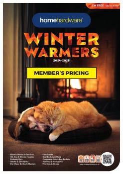 Winter Warmers 2024 Members cost pricing flip book