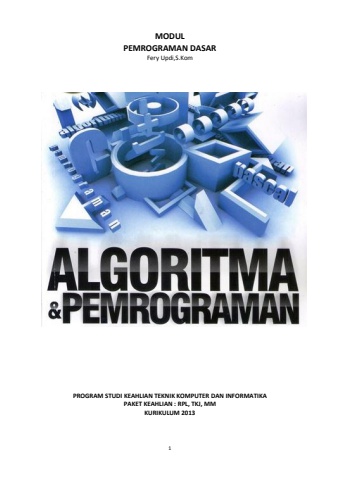 Modul Pemrograman Dasar