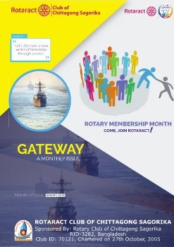 August Edition of Monthly Bulletin of Rotaract Club of Chittagong Sagorika-