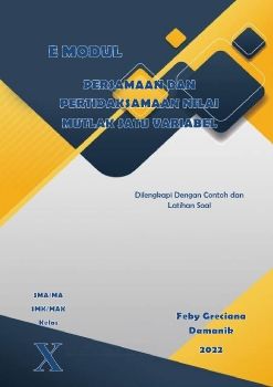 E Modul Persamaan dan Pertidaksamaan Nilai Mutlak Satu Variabel