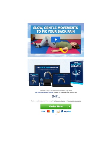 The Back Pain Miracle PDF Download Miracle Cure  For Chronic Back Pain Ebook