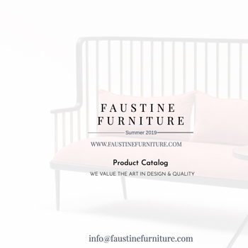 Faustine Furniture Summer 2019