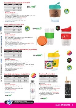 Eduquip Glass Drinkware Full Range