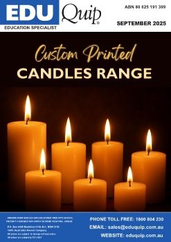 Eduquip Custom Printed Candles Range