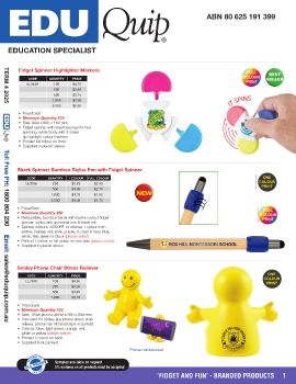 Eduquip Fidget and Fun Branded Products T4 2025