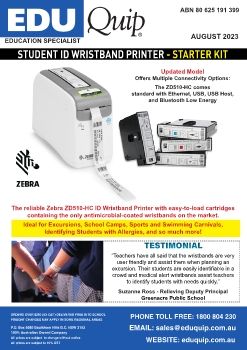 Zebra Wristband Printer AUG 2023