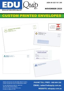 Eduquip Custom Printed Envelopes