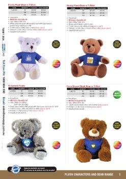 Eduquip Plush Characters and Bear Range