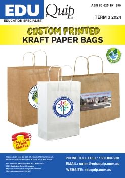 Eduquip Custom Printed Kraft Paper Bags