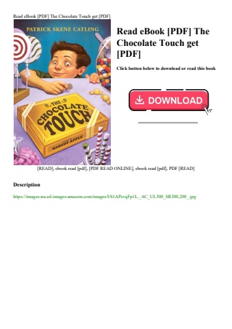 read ebook [pdf] the chocolate touch get [pdf]