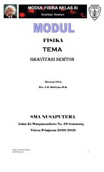 modul gRAVITASI nEWTON