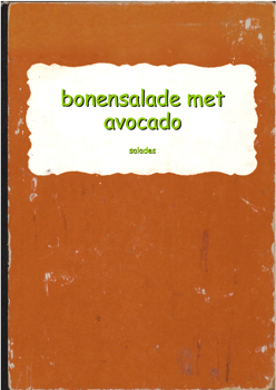 recept bonensalade met avocado